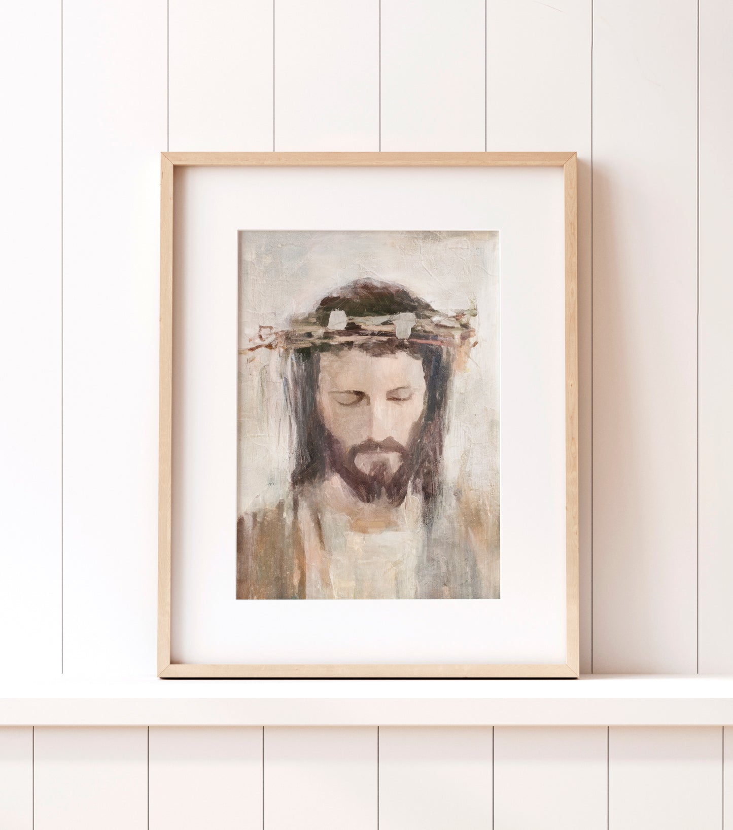 a king's humility - print