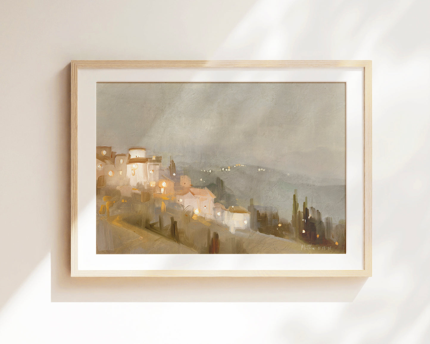 city on a hill- print