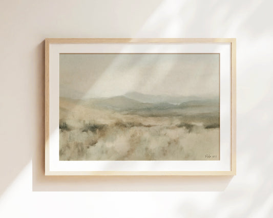 Lift Up Your Eyes To The Hills - print