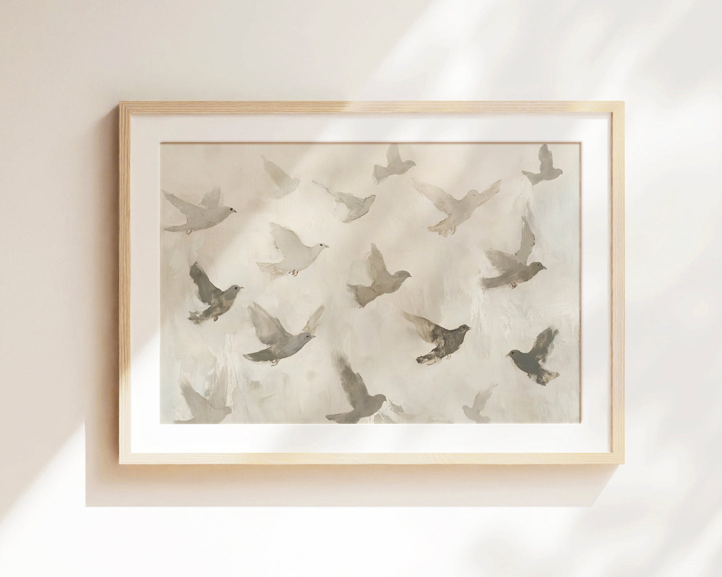 let the birds fly above - print
