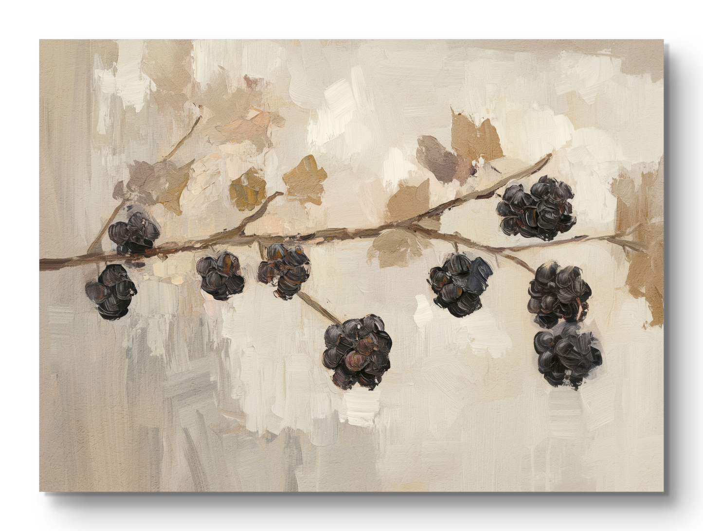 fruit of the spirit - blackberries - print