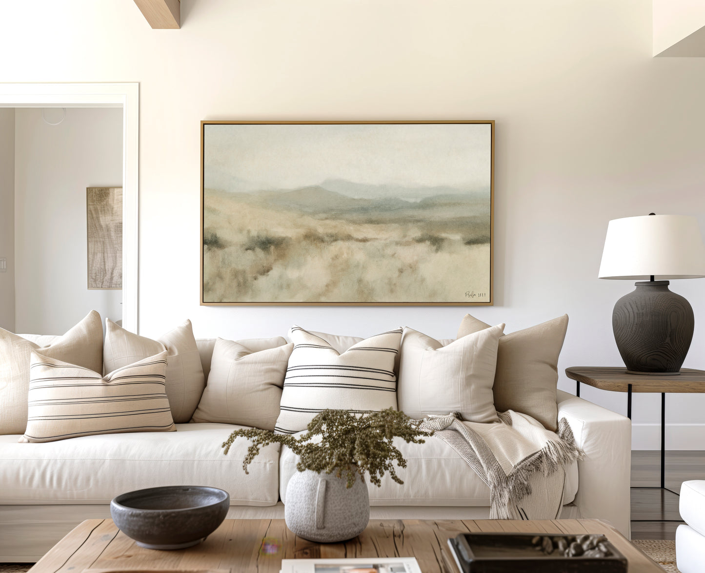 lift up your eyes to the hills - canvas