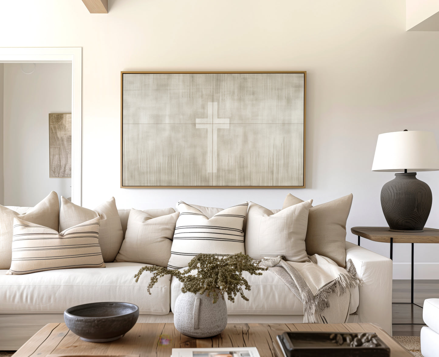 cross of eternal hope - canvas