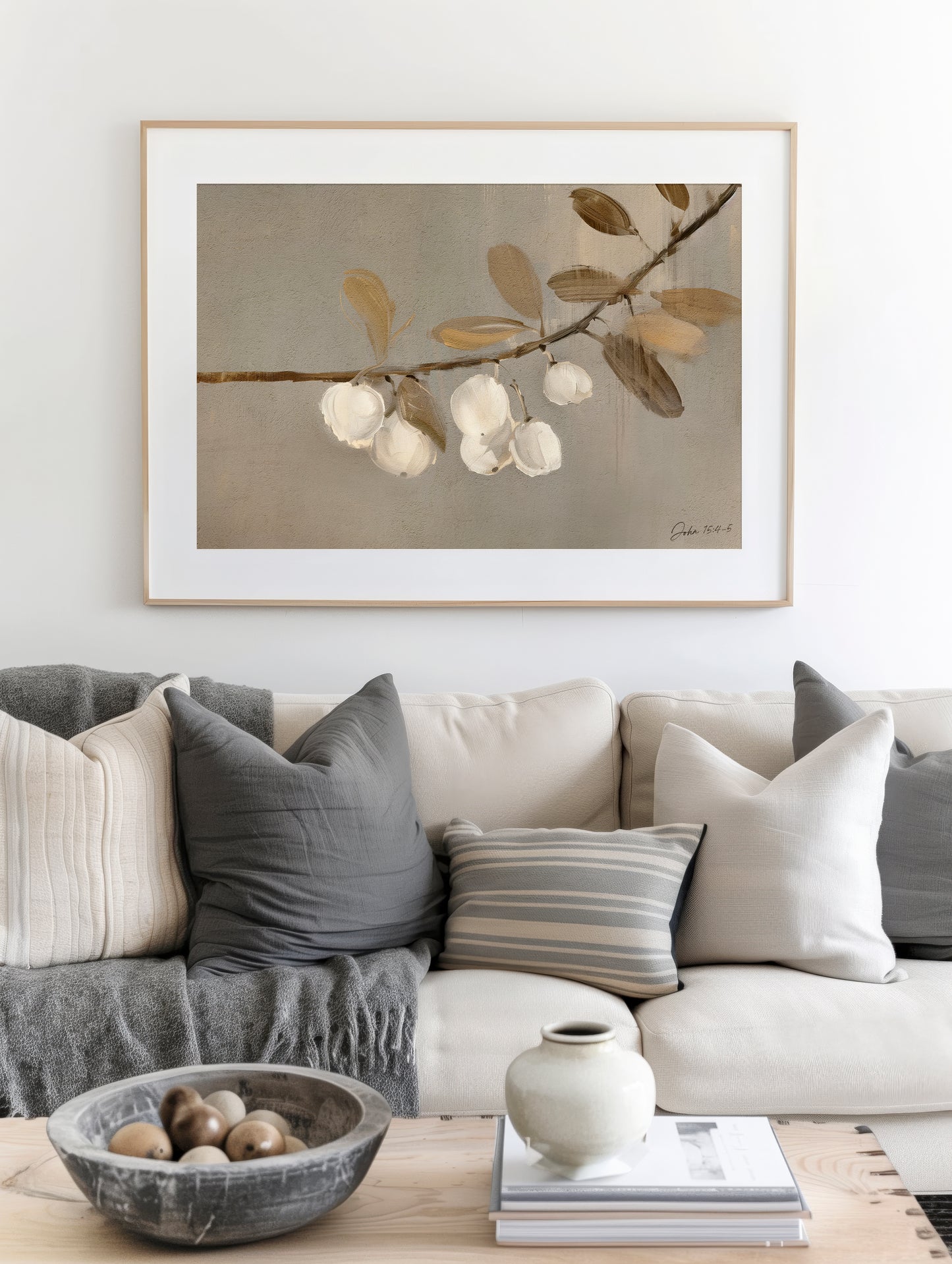 abide in me bloom - print