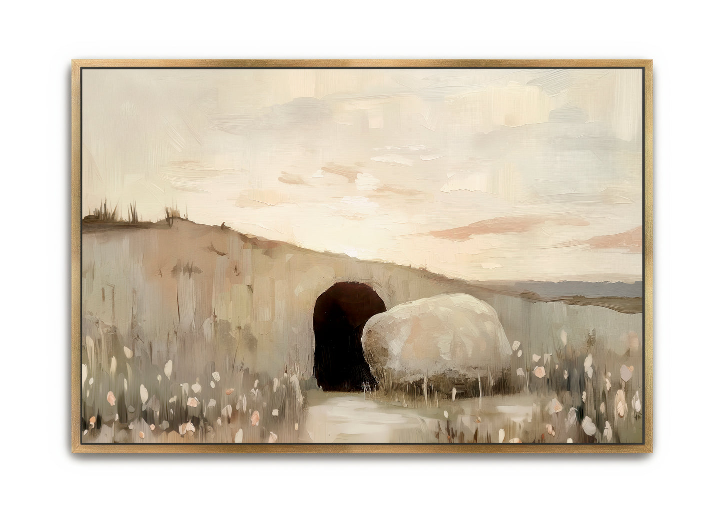 he is risen - canvas