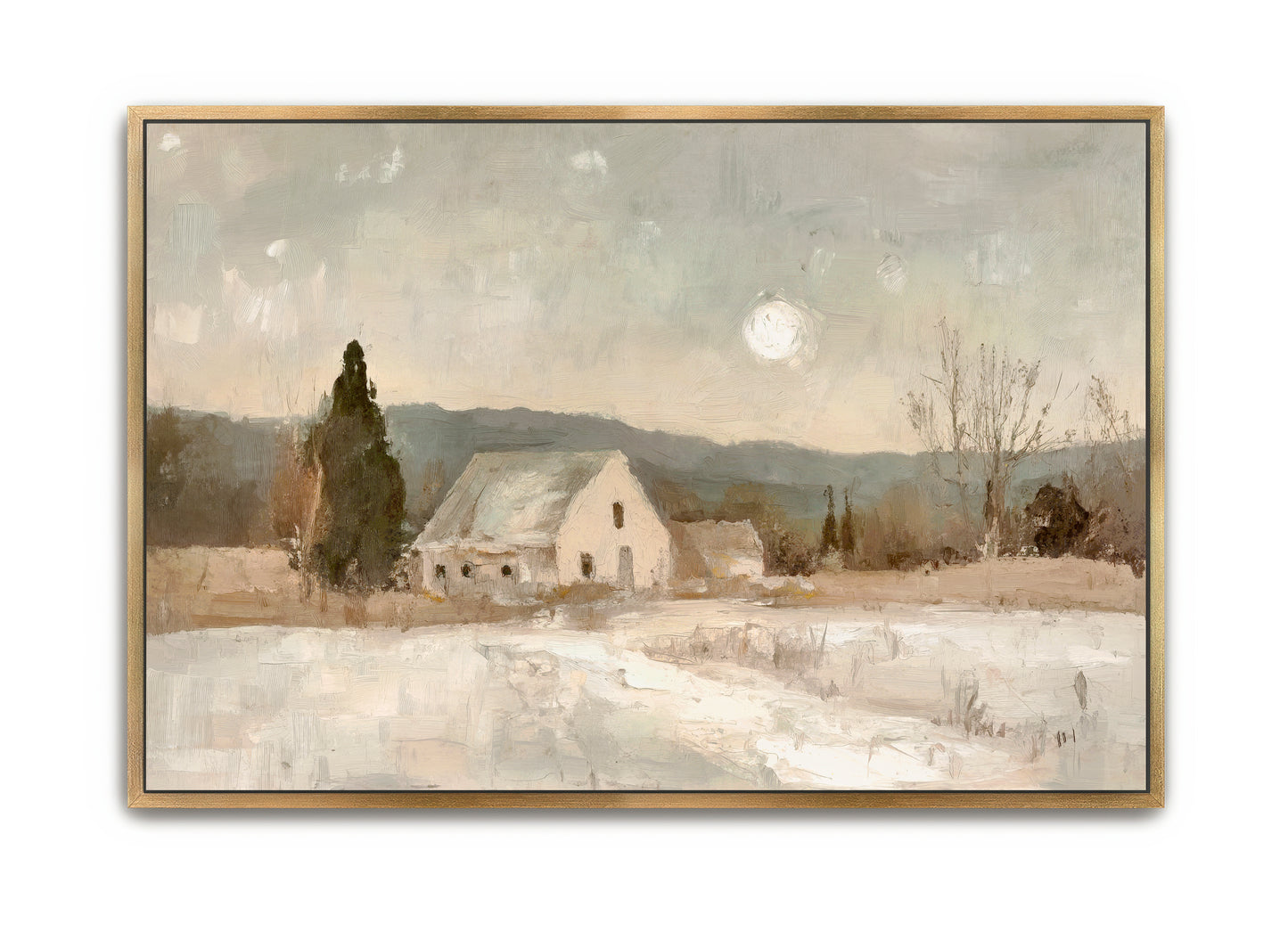 moon to mark the seasons - canvas