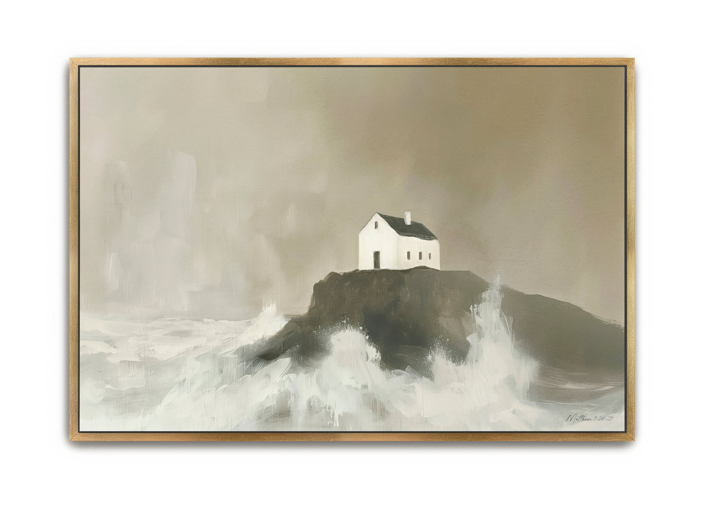 house on the rock - canvas