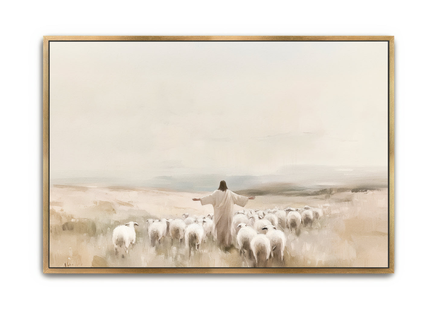 my sheep hear my voice - canvas