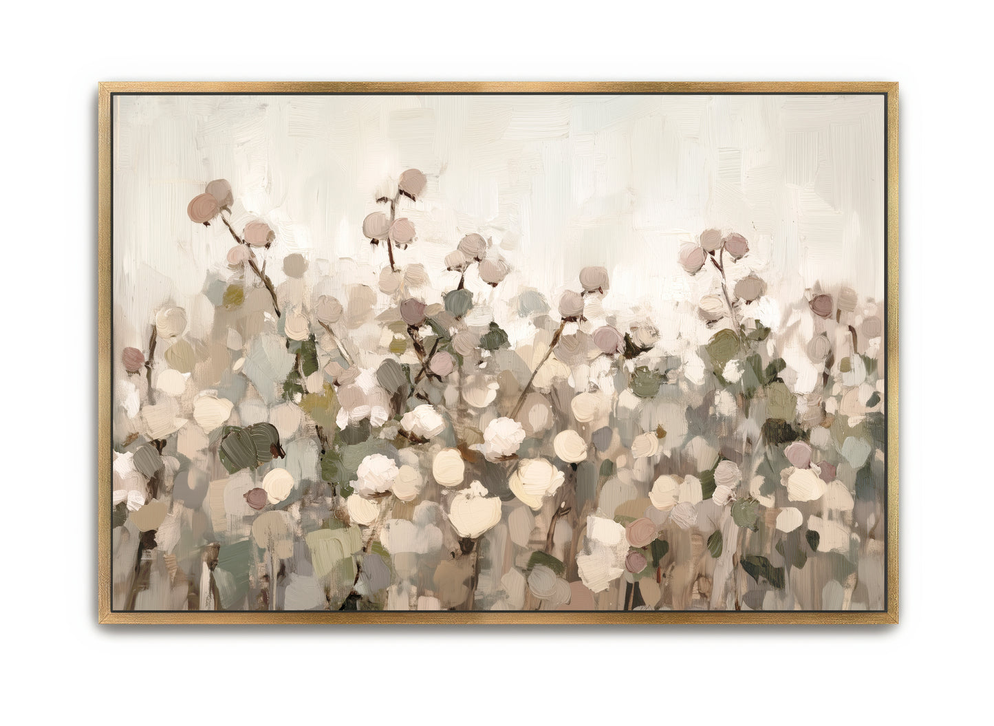jubilant blooms - canvas