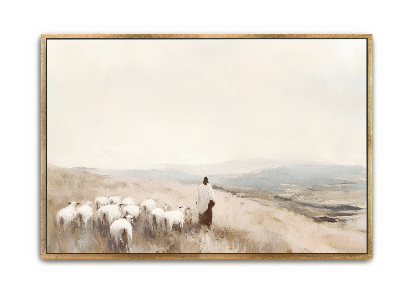 following the shepherd - canvas