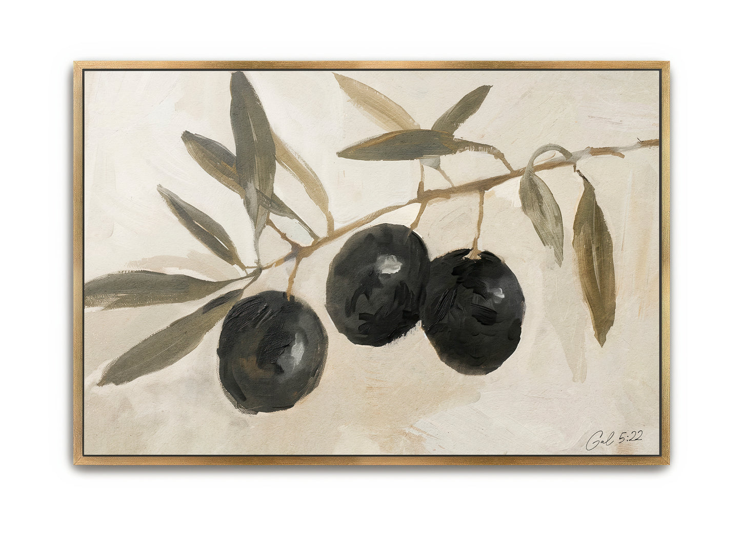 fruit of the spirit - olives- canvas