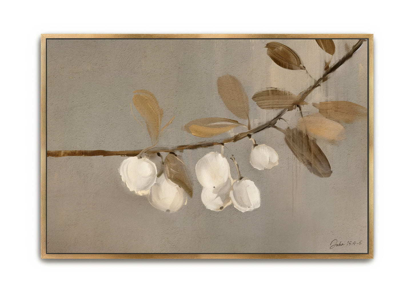 abide in me bloom - canvas