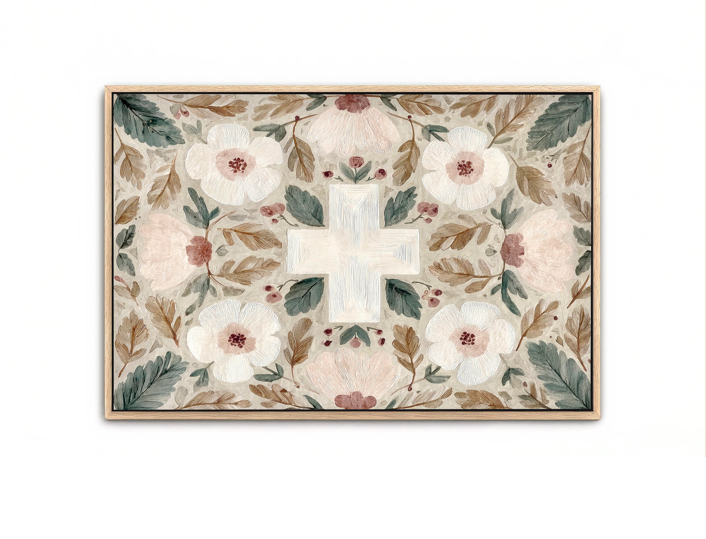 a christ centered home - garden (canvas)