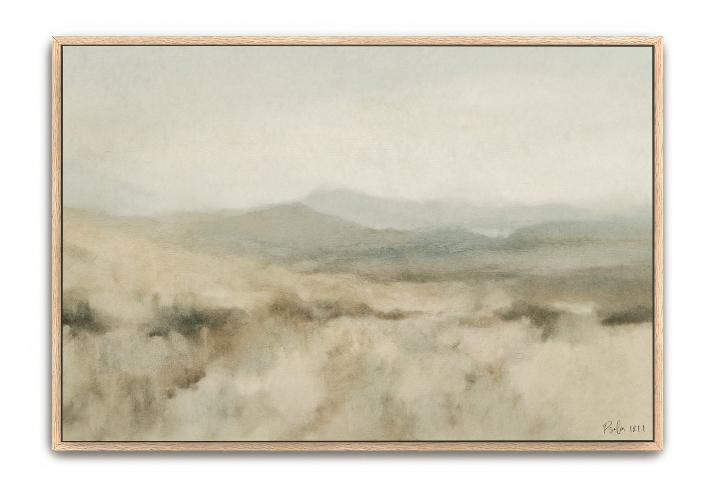 lift up your eyes to the hills - canvas