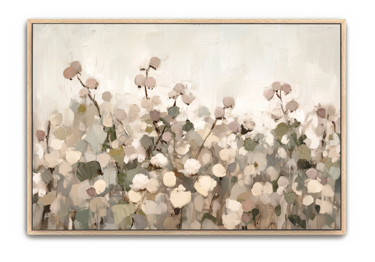 jubilant blooms - canvas
