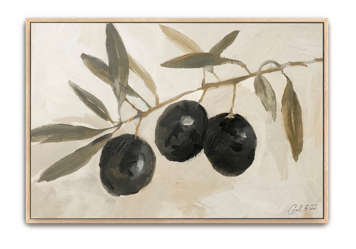 fruit of the spirit - olives- canvas