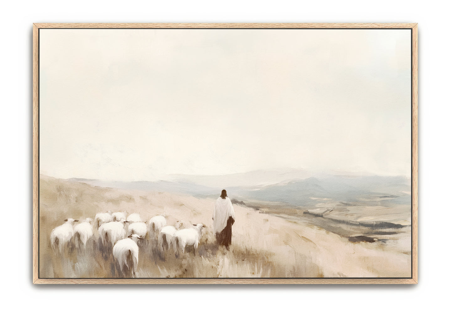 following the shepherd - canvas