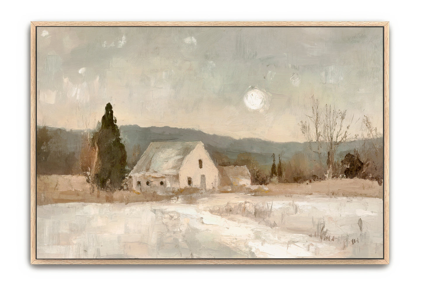 moon to mark the seasons - canvas