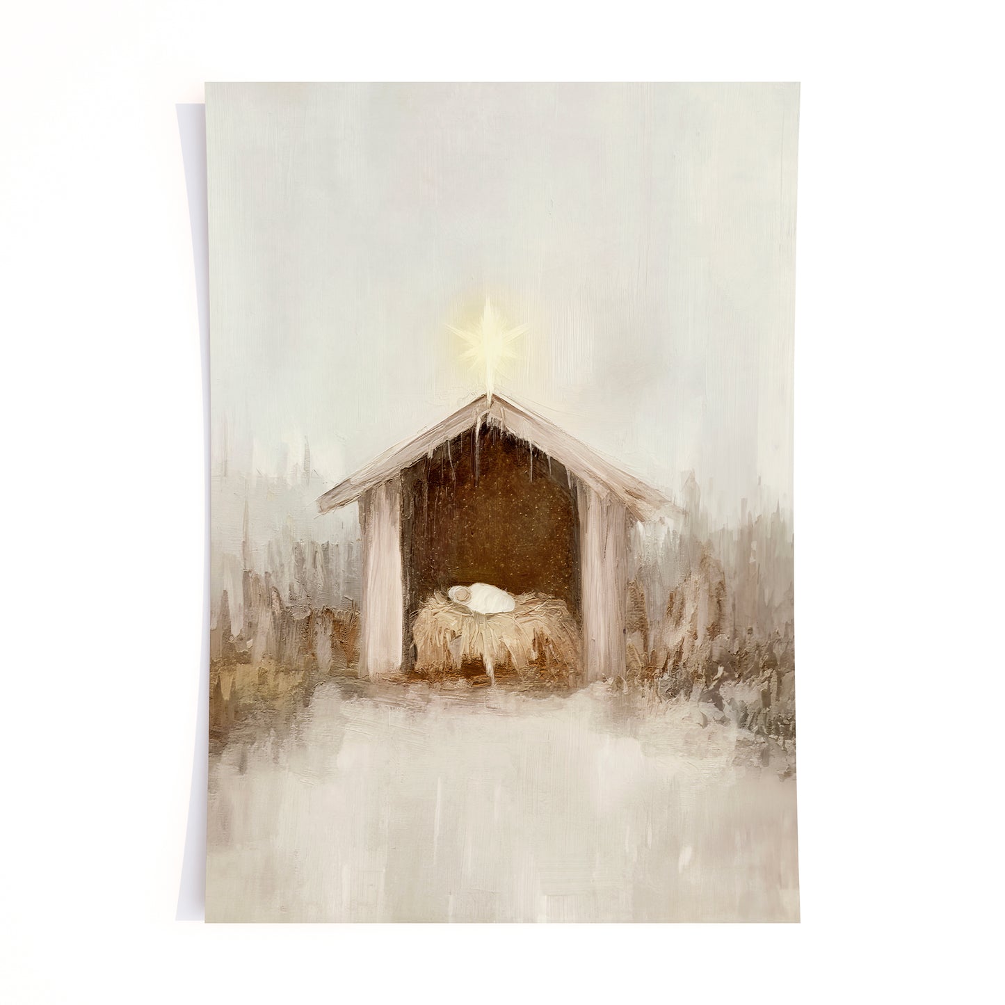 savior was born - print