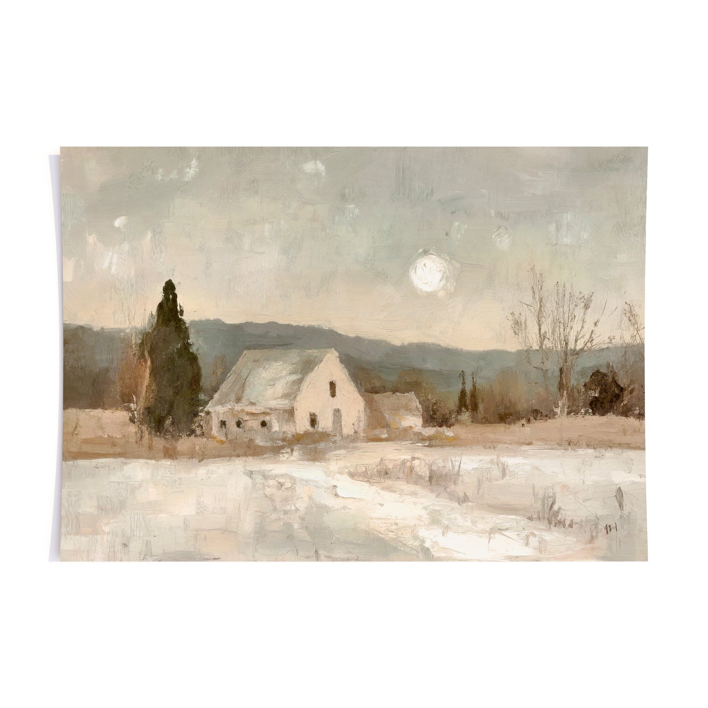 moon to mark the seasons- print