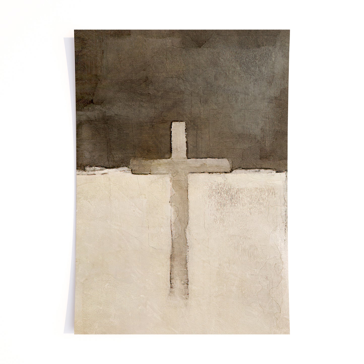 line of the cross - print