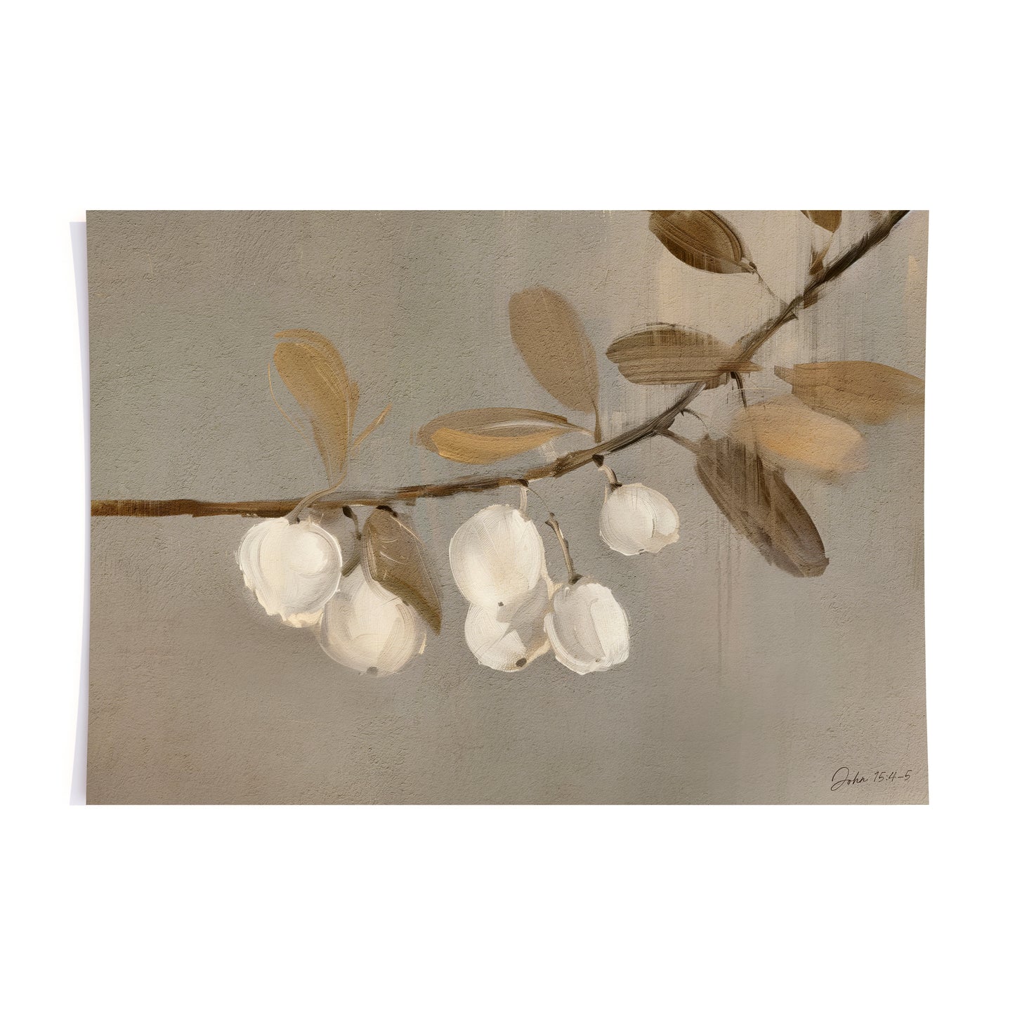 abide in me bloom - print