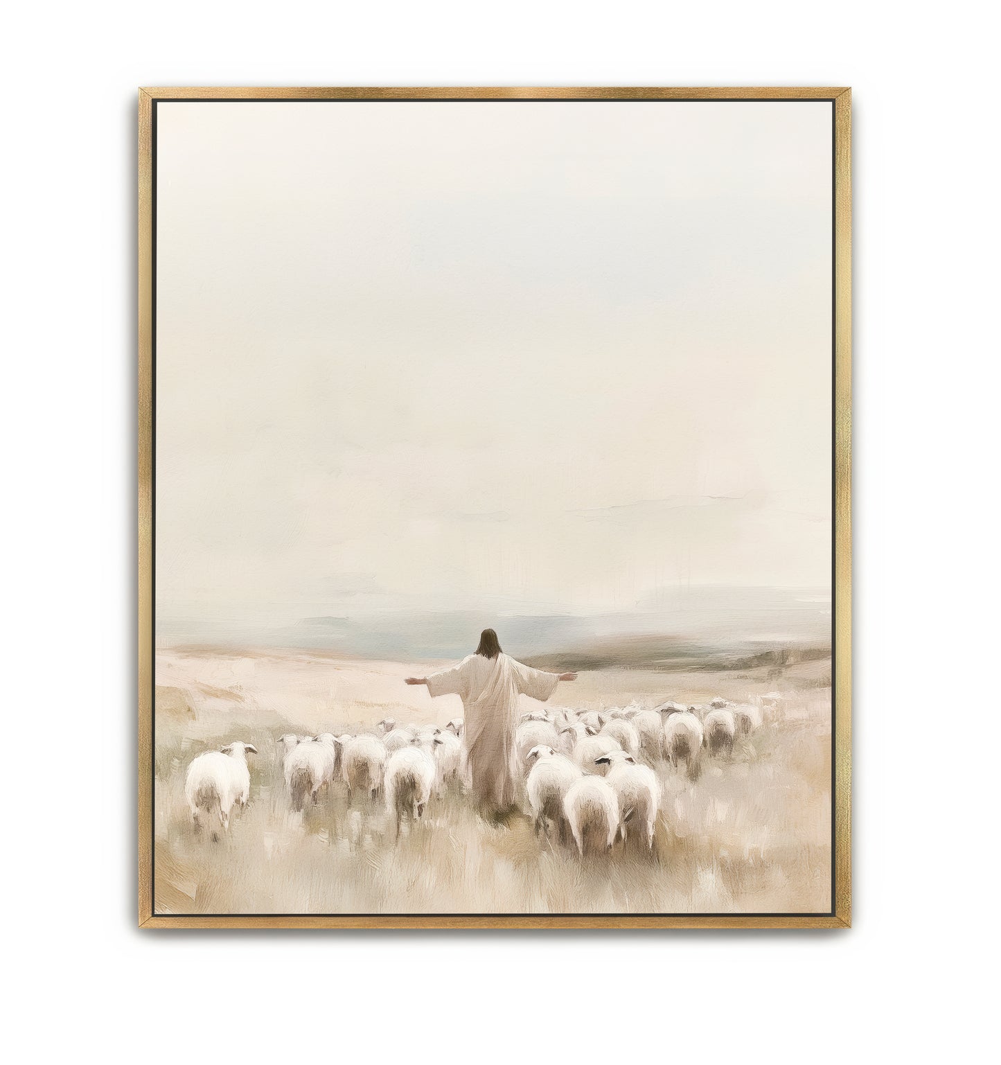 my sheep hear my voice - canvas