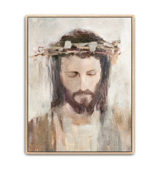 A King's Humility - canvas