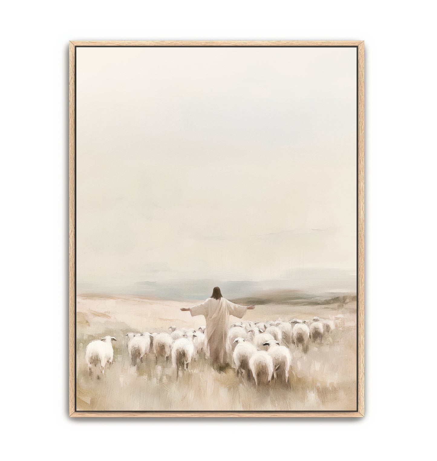my sheep hear my voice - canvas