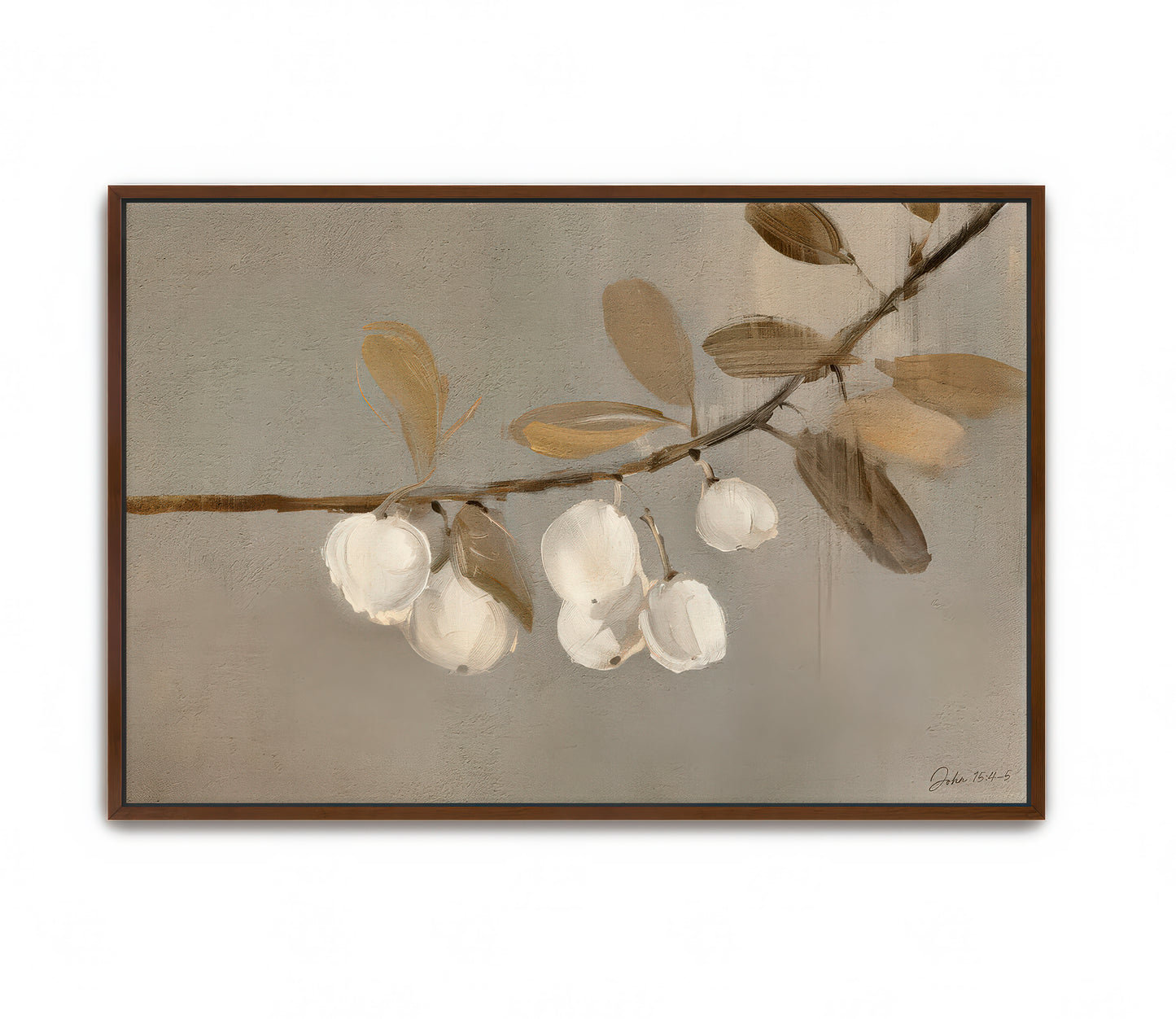 abide in me bloom - canvas