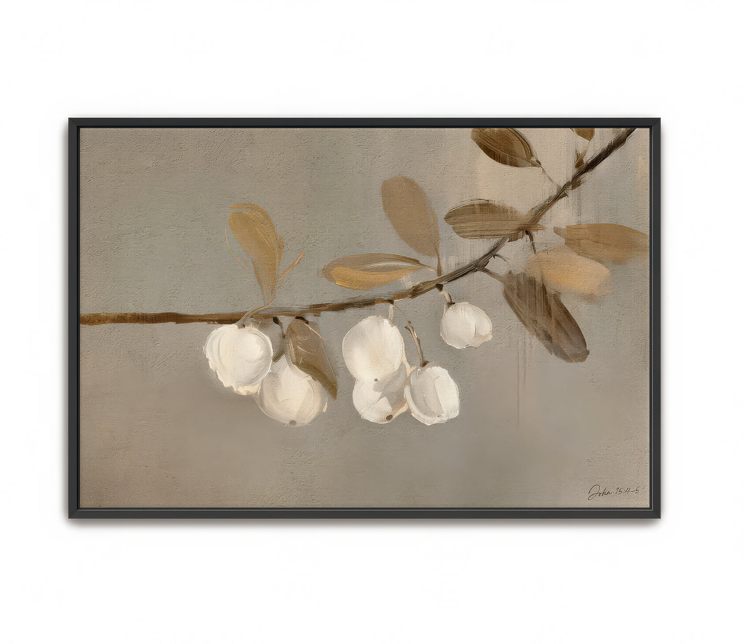 abide in me bloom - canvas