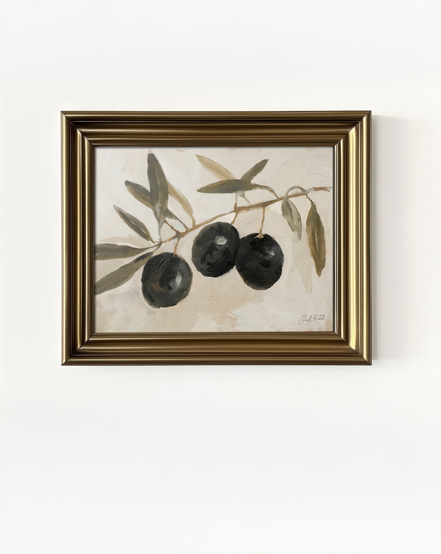 fruit of the spirit, olives - print