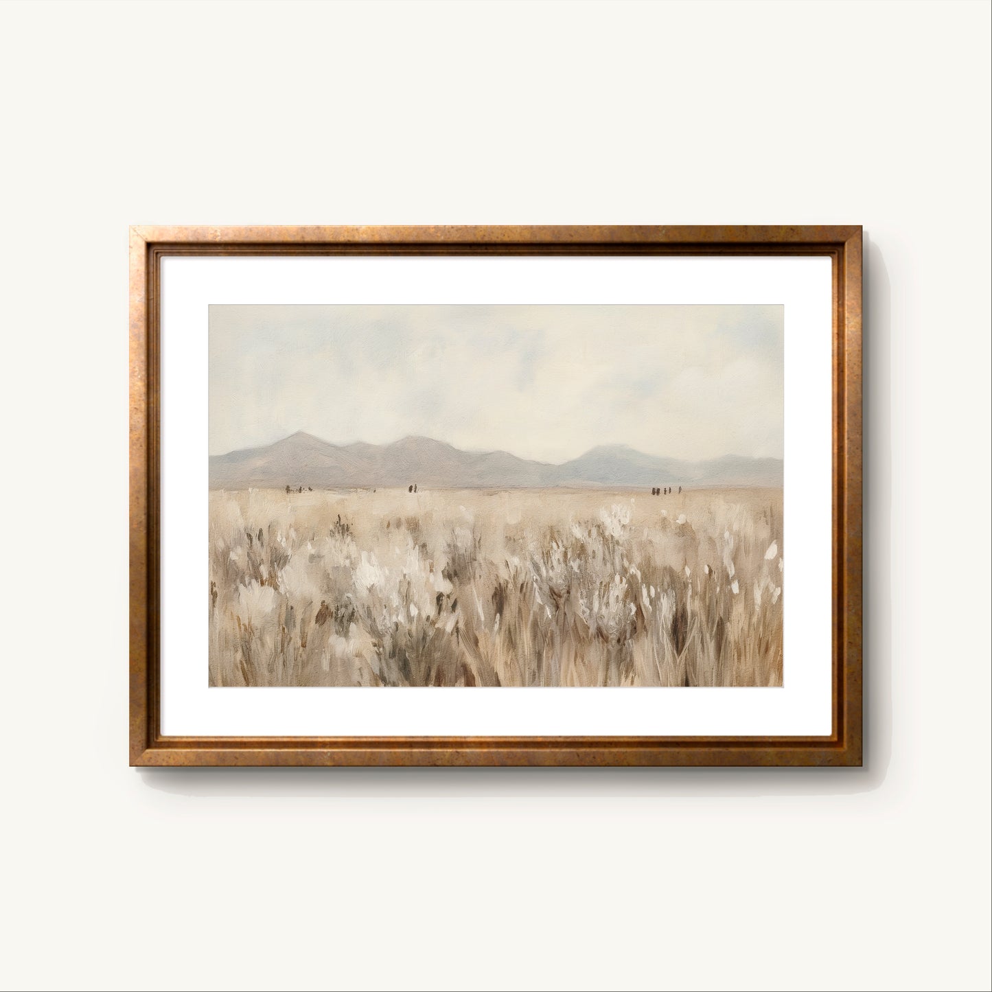 the desert- print