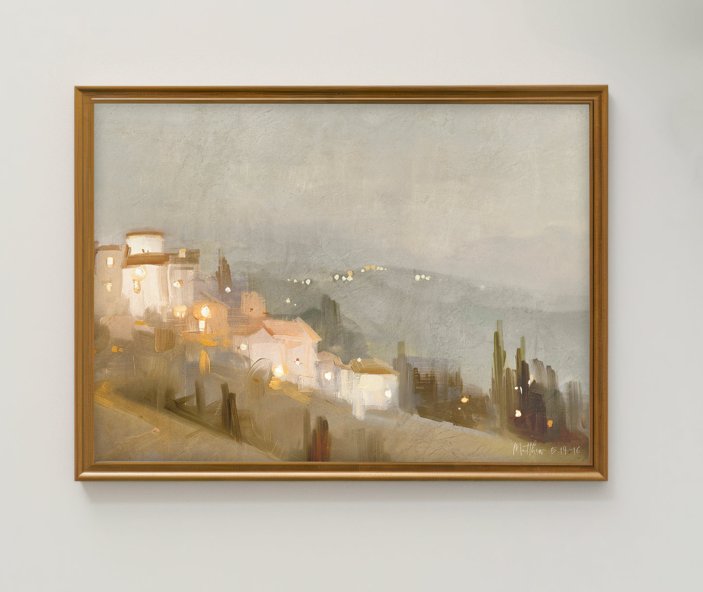 city on a hill- print