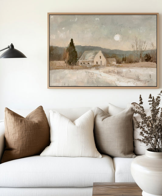 Moon To Mark The Seasons - canvas