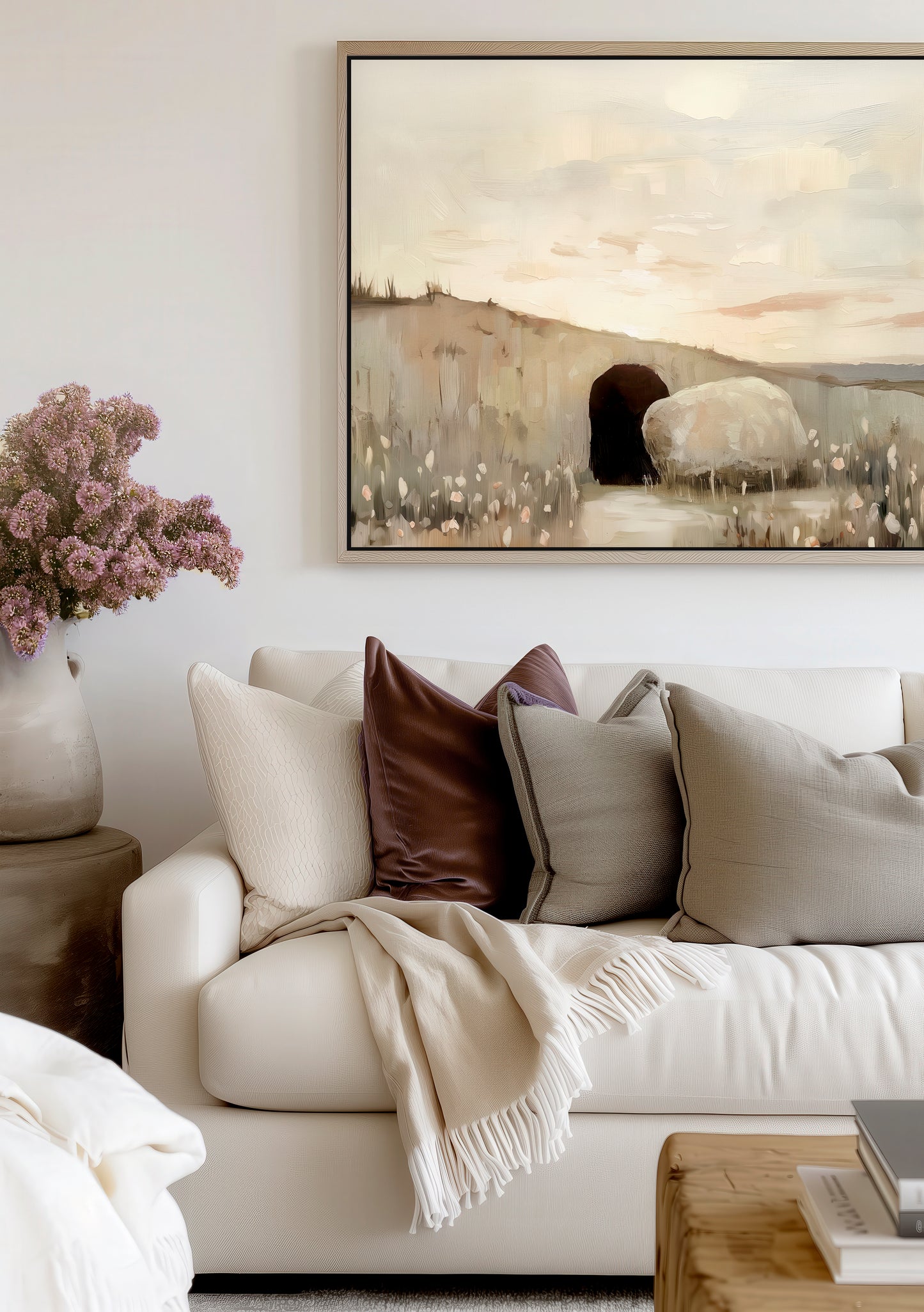 he is risen - canvas