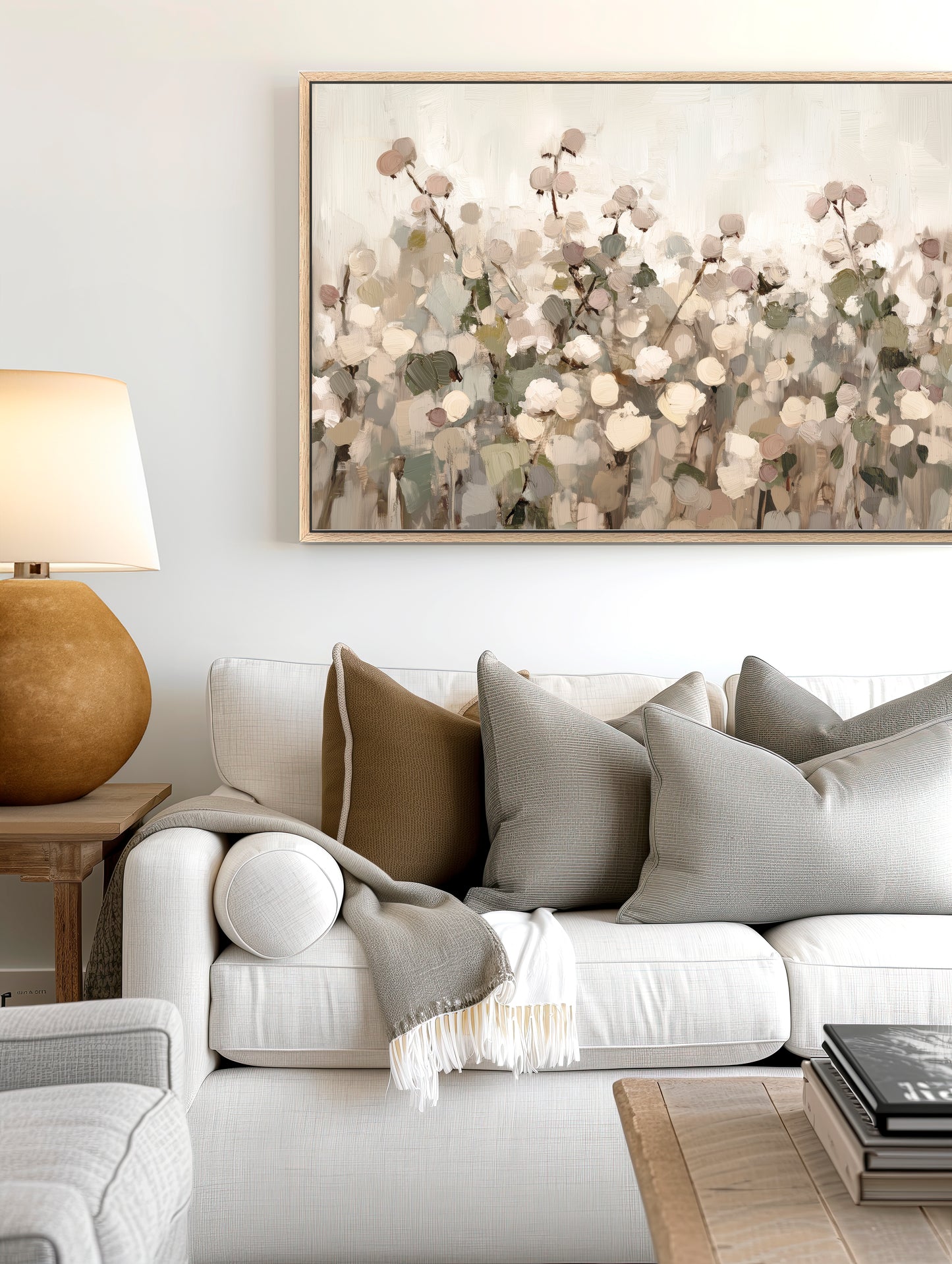 jubilant blooms - canvas