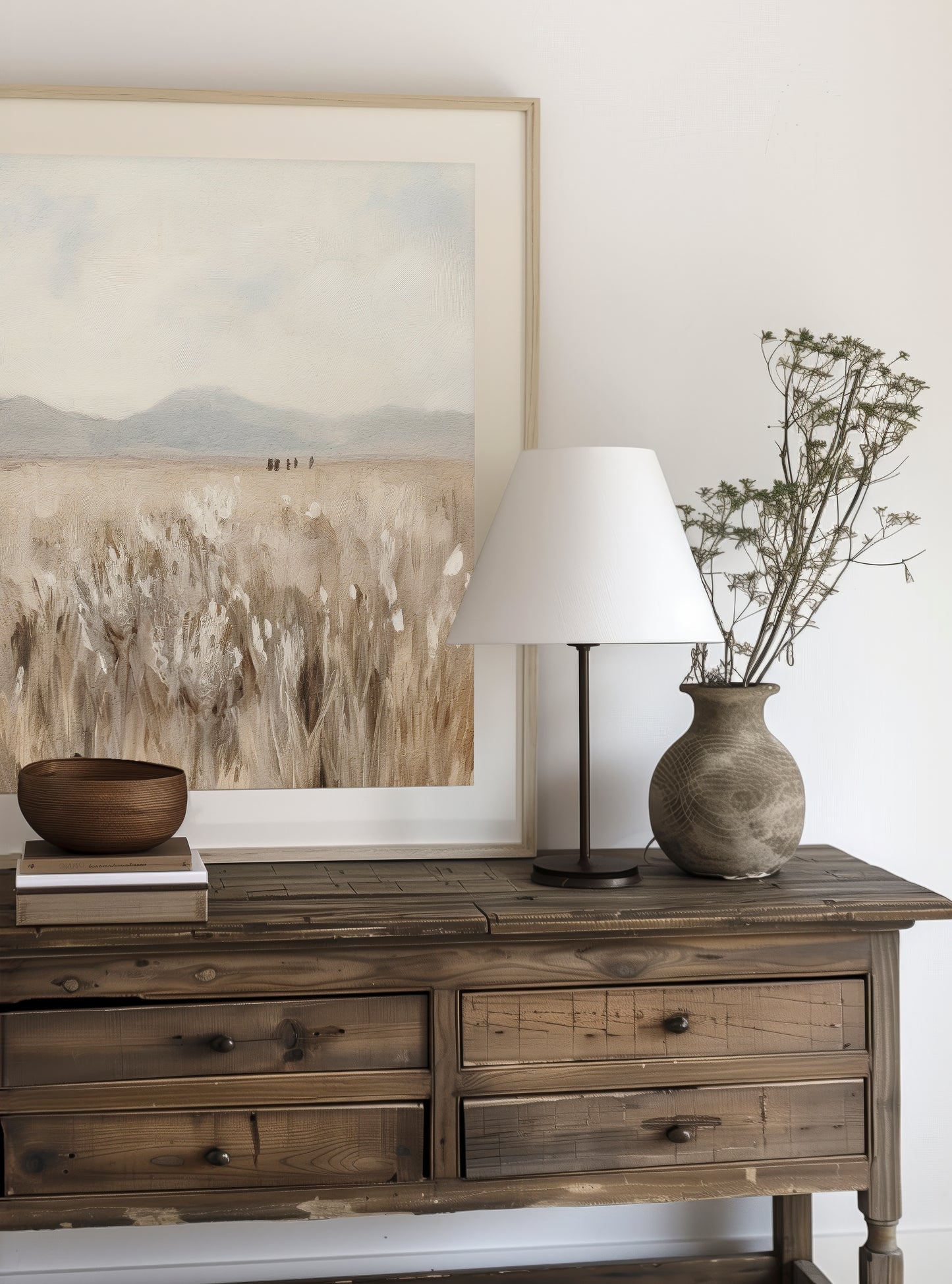 the desert- print