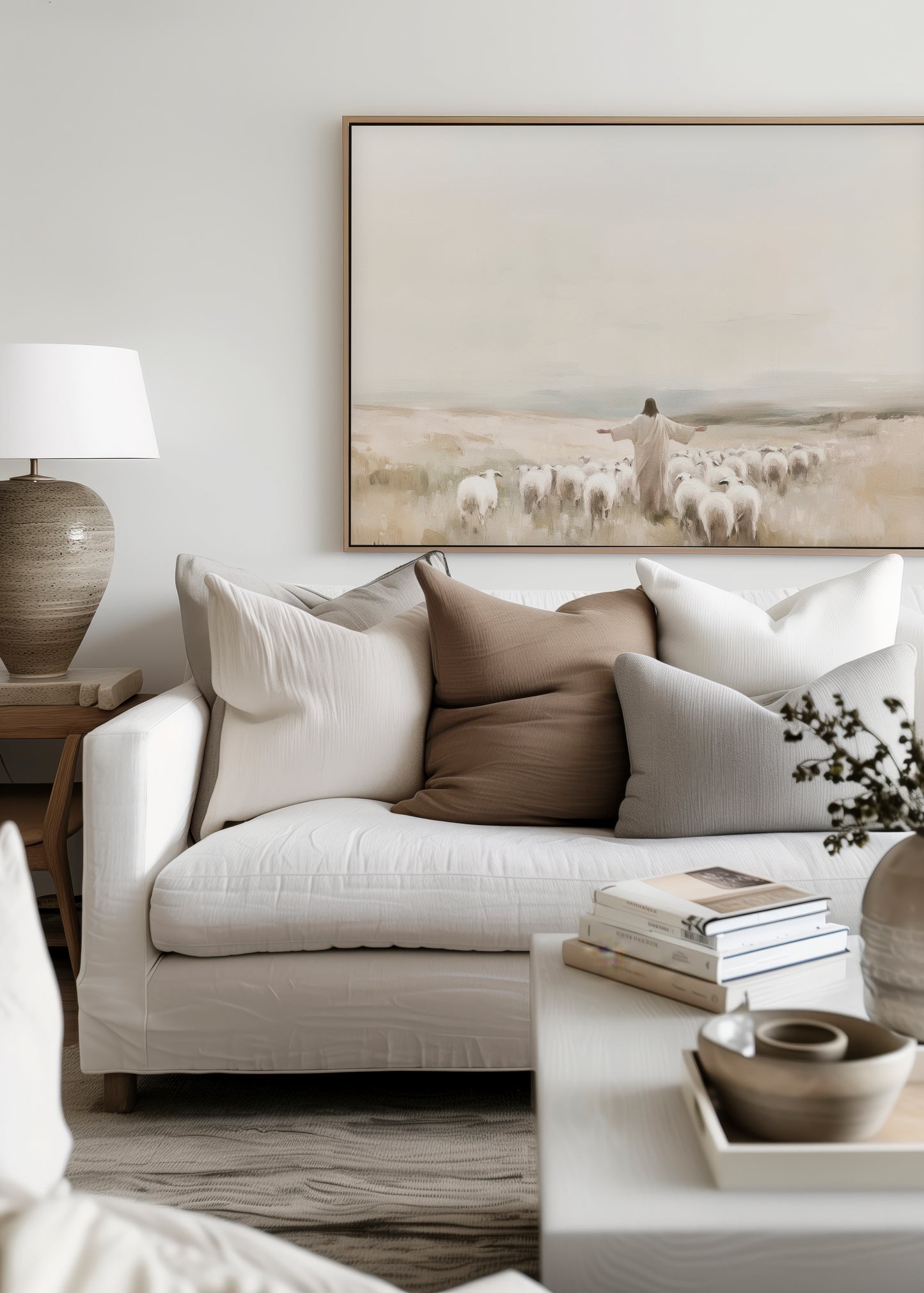 my sheep hear my voice - canvas