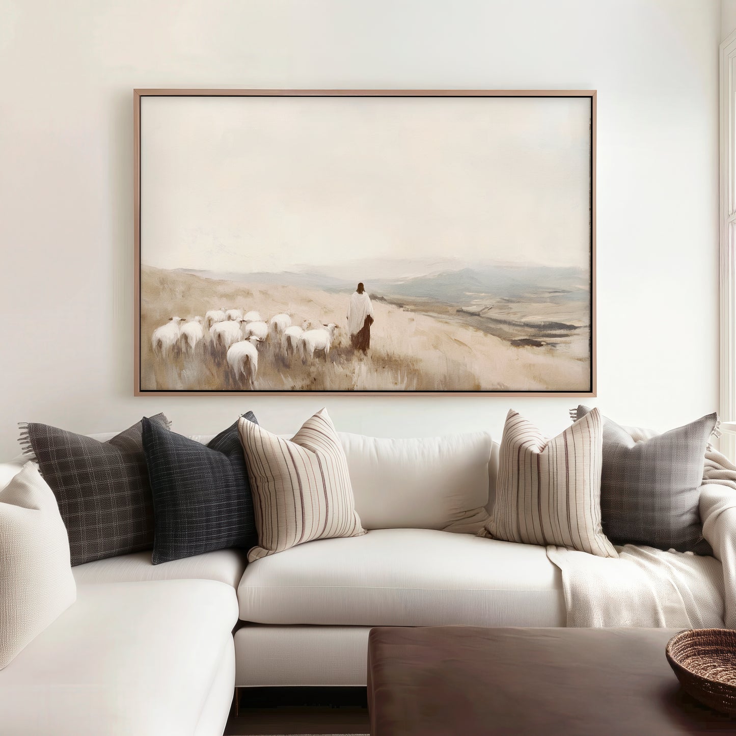 following the shepherd - canvas