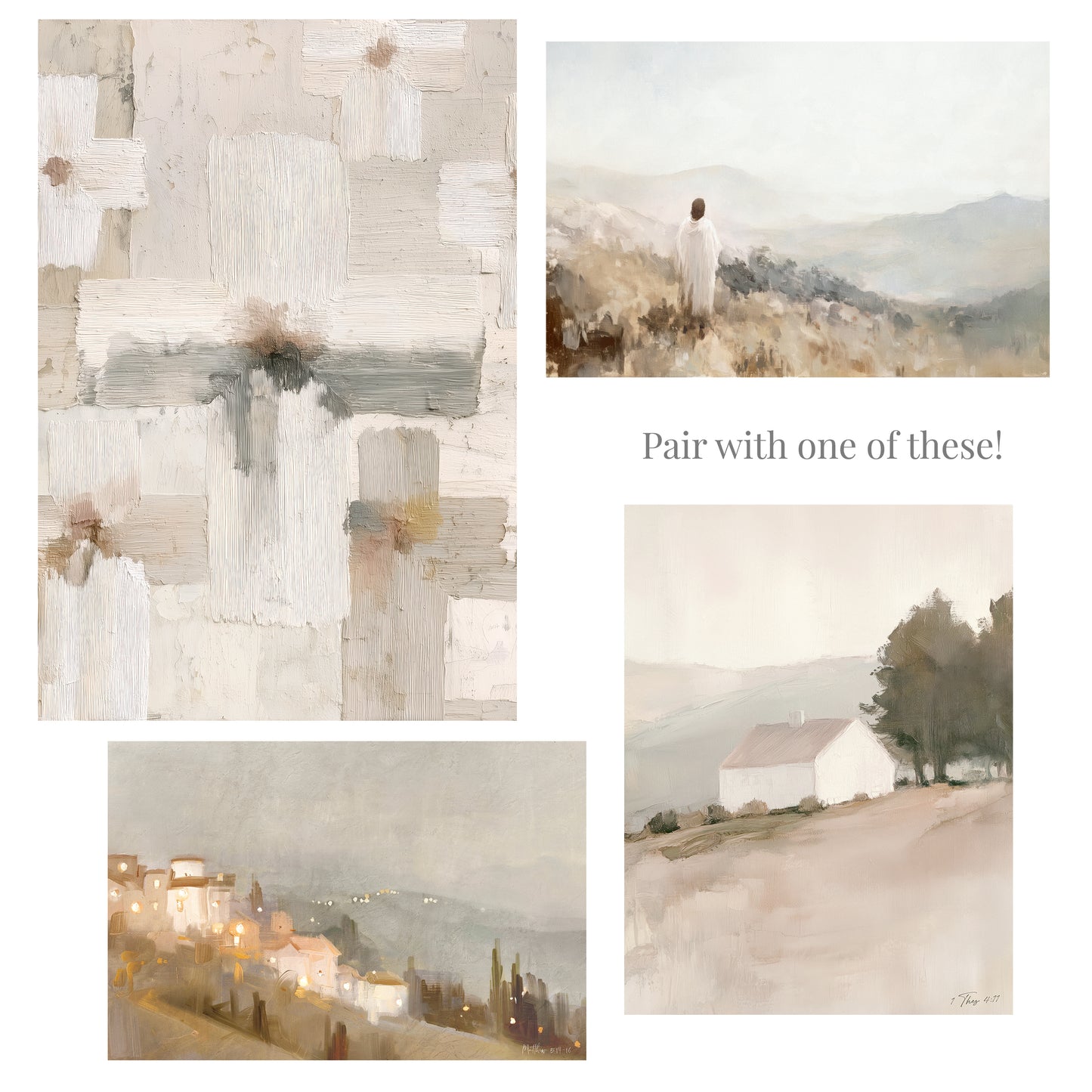 beauty in the cross - canvas