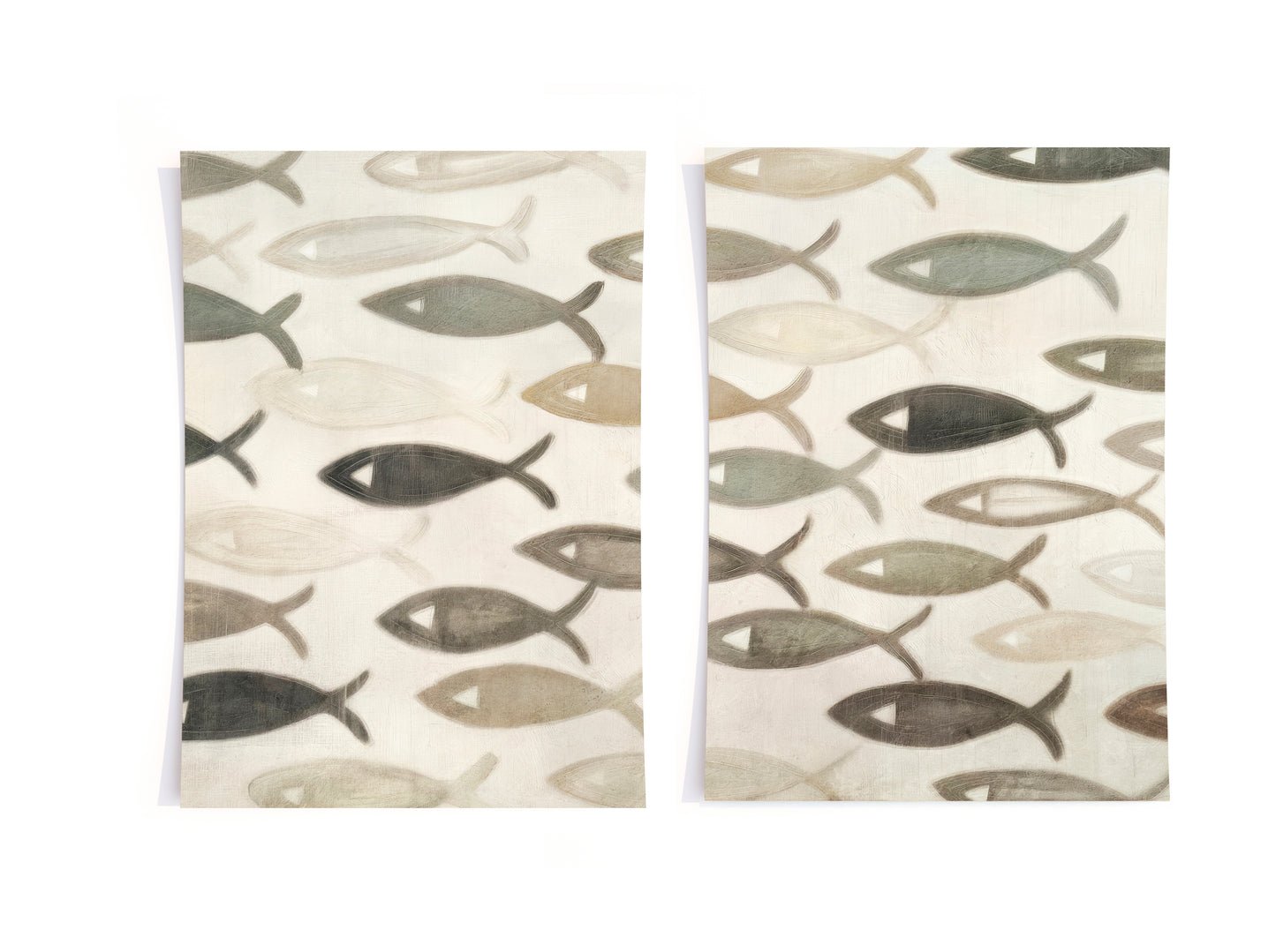 symbol of faith - the christian fish (set of prints)
