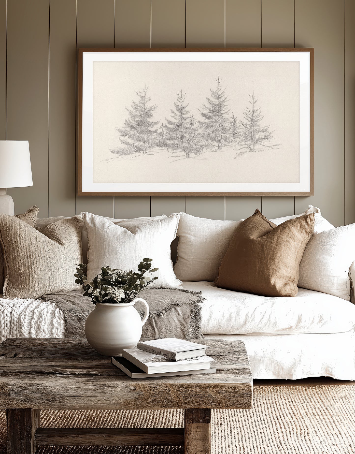 cedars of christmas - print