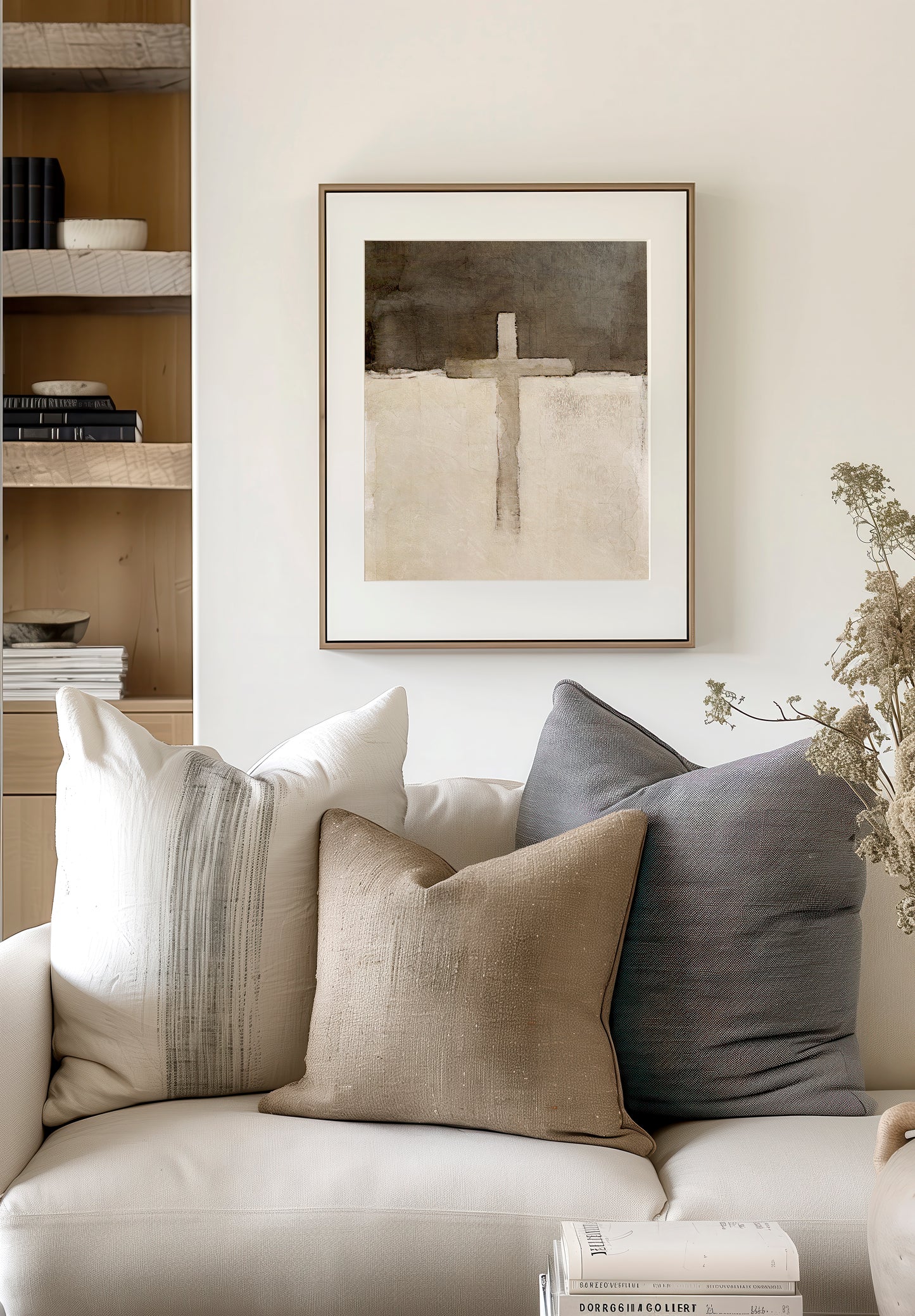 line of the cross - print