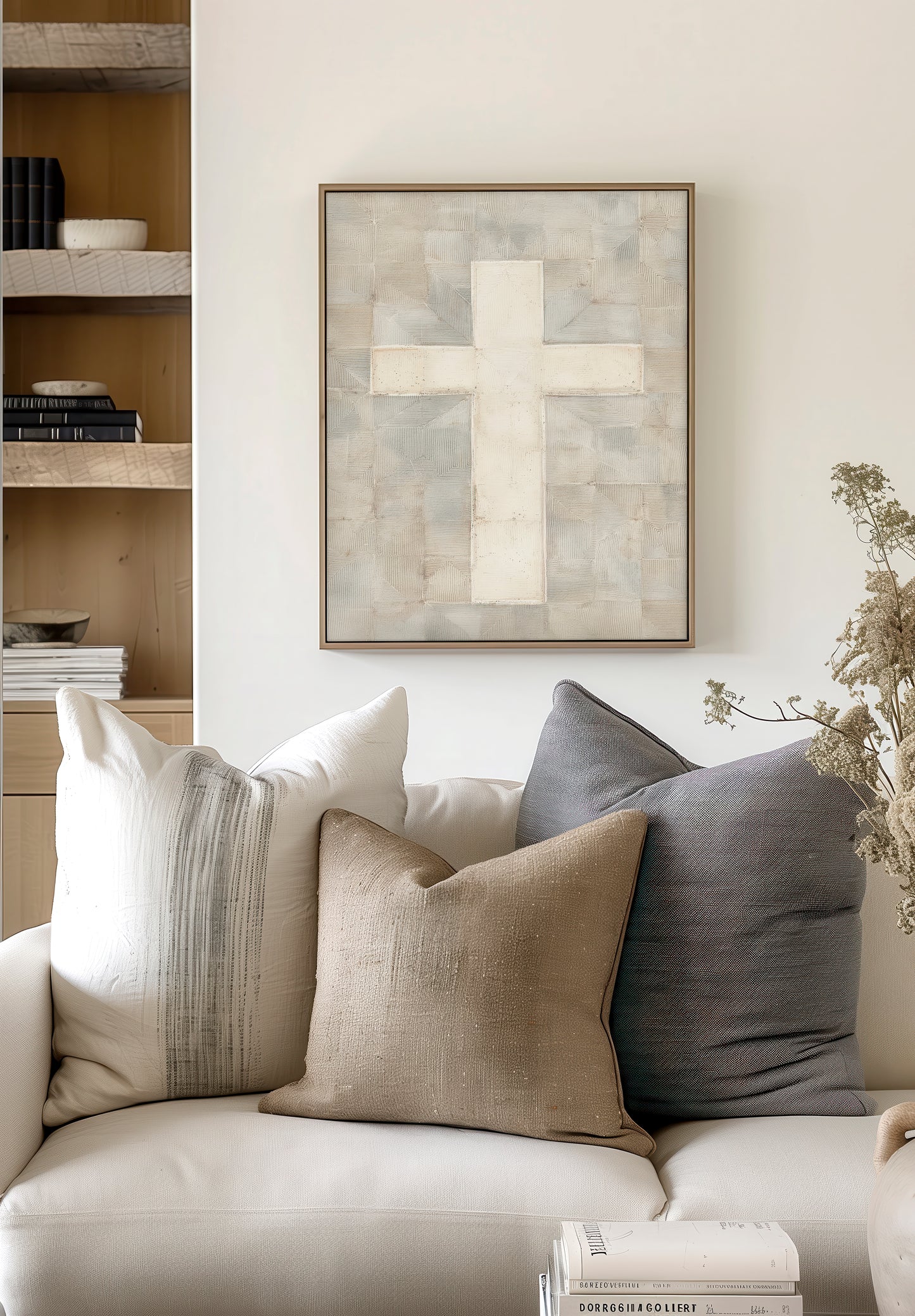 power of the cross- canvas