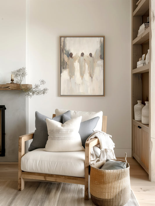 Three Angels - canvas