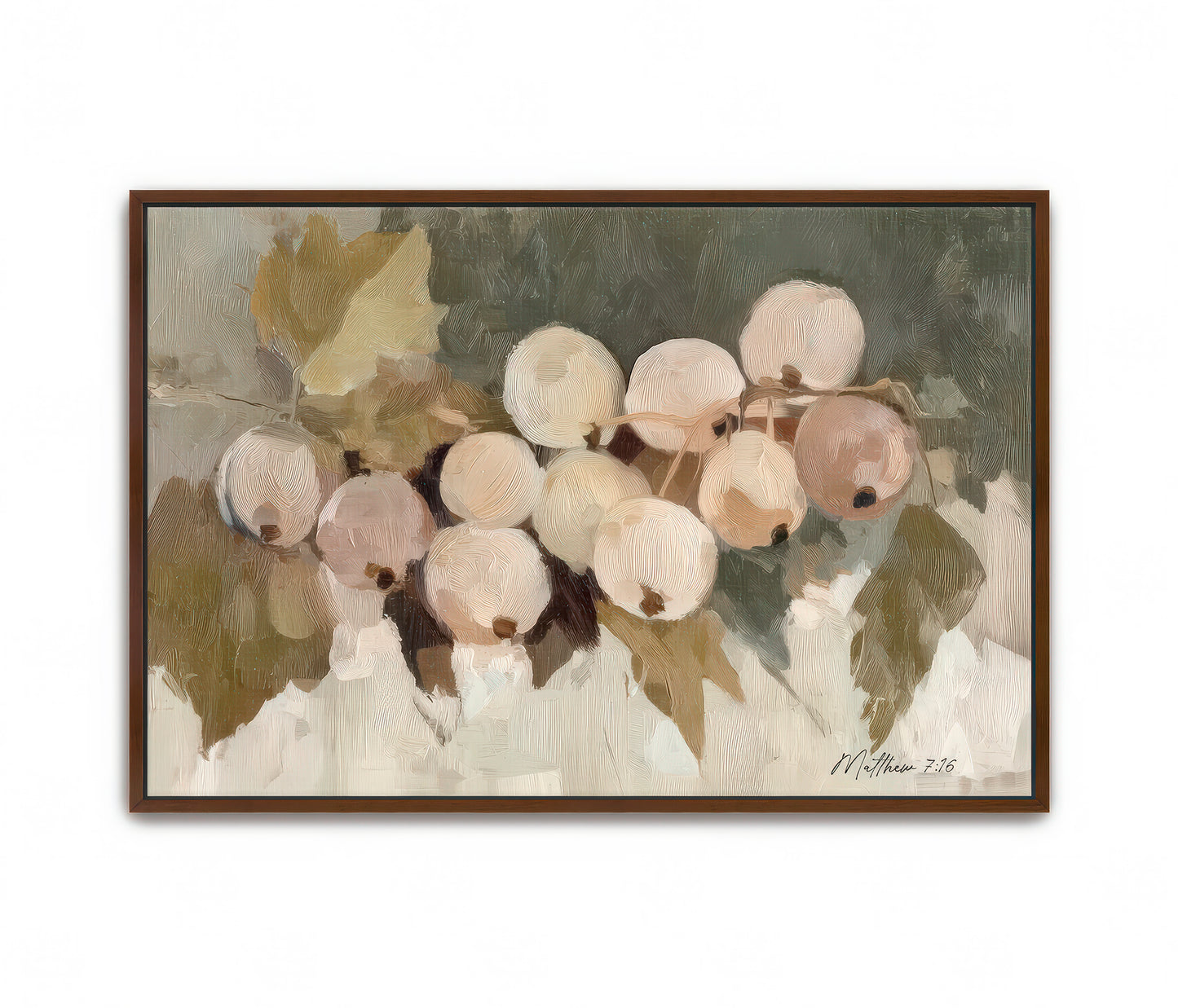 fruit of the spirit - grapes  (canvas)