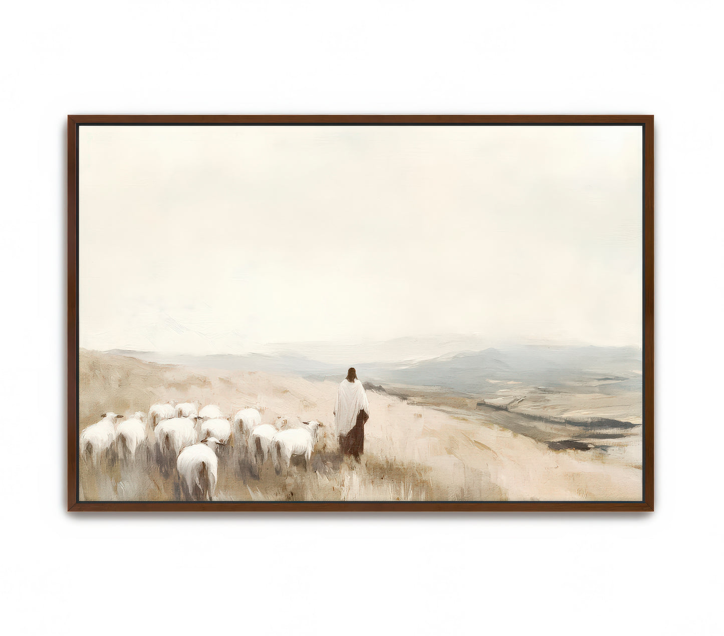 following the shepherd - canvas