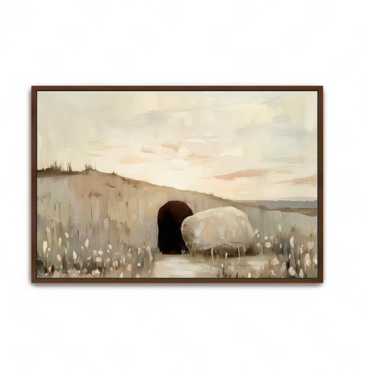 he is risen - canvas