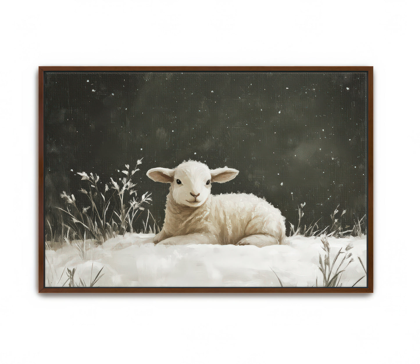 white as snow - canvas